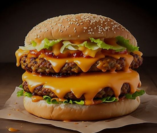 دبل تشيز برغر 